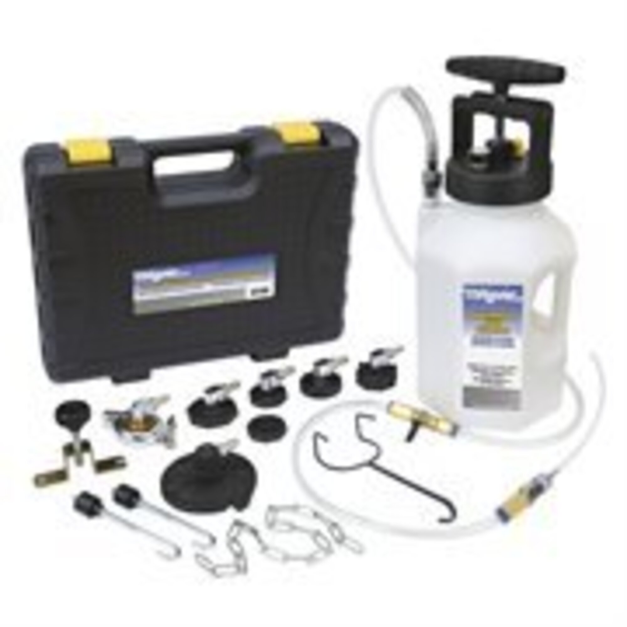 Mityvac Professional Hydraulic Brake and Clutch Pressure Bleeding System — 1.2 Gal. Capacity, Manual Pump, Includes 7 Adapters, Model# MV6840